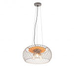 Trio-Lighting Tamil  E27 antique steel/wood piekaramā lampa