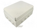 Enclosure: junction box | X: 228mm | Y: 308mm | Z: 128mm | wall mount