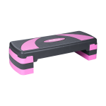 Spordiks ja aktiivseks puhkuseks // Spordikaubad ja varustus // Step do aerobiku i ćwiczeń fitness, 3 stopnie, 78cm, szaro-fioletowy, REBEL ACTIVE