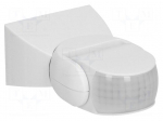Motion sensor | wall mount | 230VAC | IP65 | 12m | Range: 10s&divide;7min | 180&deg;