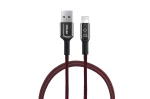 Tahvelarvutid ja tarvikud // USB kaablid // Kabel usb iphone lightning z diodą led 1 m uc-10 amio-02527