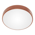 OVO plafon 5xE27, 5x24W, miedziana stal, klosz szklany matowy, IP20, - 600