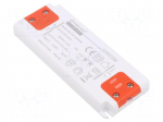 Power supply: switching | LED | 12W | 24VDC | 500mA | 220&divide;240VAC | IP20