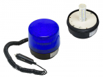 Turvas&uuml;steemid // Sireenid // 26-428# Sygnalizator optyczny led 12v 24v magnes niebieski