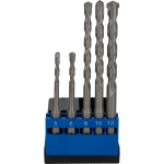 T&ouml;&ouml;riistad ja m&otilde;&otilde;teseadmed // Lisaseadmed lihvijatele, puuridele ja kruvikeerajatele // Wiertła do betonu sds+,kpl.5 szt. 5,6*110mm; 8,10,12*160mm