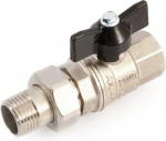Ball valve FM 1'' with union, butterfly