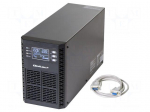Power supply: UPS | 2000W | 2000VA | 230V | 395x145x225mm | 9Ah | 7.2&divide;36h