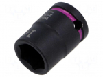 Socket | 6-angles,socket spanner,impact | HEX 14mm | 3/8" | IMPAKTOR