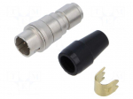 Connector: circular | push-pull | plug | PIN: 4 | 2A | HR10 | soldering