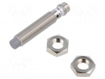 Sensor: inductive | OUT: PNP / NC | 0&divide;6mm | 6&divide;36VDC | M8 | IP67 | 100mA