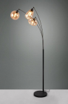 Trio Lumina stāvlampa 3-pc E14 matt black/amber  417000313 4017807597097