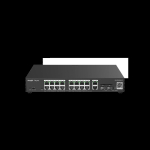 RG-ES220GS-P ~ Gigabit pārvaldāms PoE switch komutators 16GE(PoE)+2GE(Uplink)+2GE (SFP) 250W