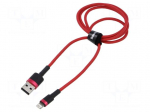 Cable | High Speed,USB 2.0 | Apple Lightning plug,USB A plug | 1m