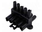Transition: splitter | ways: 5 | black