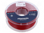 Filament: ABS | 1.75mm | red | 225&divide;240&deg;C | 1kg | High Speed