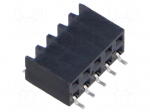 Connector: pin strips | socket | female | PIN: 10 | horizontal | SMT