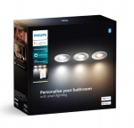 Philips Hue Adore Hue iebūvējams hromēts 3x4.2W​ 929003807901 8720169318014