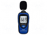 Meter: sound level | LCD | 3,5 digit | Sound level: 30&divide;130dB