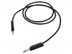 Test lead | 60VDC | 30VAC | 32A | Len: 1m | black | Cond.cross sec: 2.5mm2