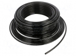 Pneumatic tubing | -0.95&divide;15bar | PAN | Tube in.diam: 5.9mm | black