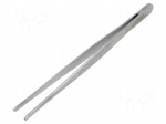 Tweezers | 150mm | Blade tip shape: flat | universal