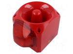 Signaller: lighting-sound | 110/230VAC | siren,flashing light | LED