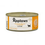 APPLAWS Chicken breast and cheese in broth - wet cat food - 156g