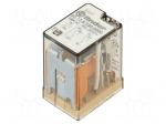 Relay: electromagnetic | DPDT | 230VAC | Icontacts max: 10A | PCB | 17k&Omega;