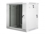 Servers Lanberg  Rack cabinet 19" double-section wall-mount 12U/600x600 (flat pack), grey |