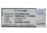 3000mAh for Samsung Galaxy Note Edge,SM-N915,SM-N915A,SM-N915F,SM-N915S,SM-N915D,SM-N915J,SM-N9150,SM-N915K,SM-N915L