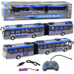 M&auml;nguala | PC | Konsoolid | Tarvikud // Raadio teel juhitavad m&auml;nguasjad ja tarvikud // Autobus Policyjny Przegubowy Zdalnie Sterowany RC Światła Szary 1:32