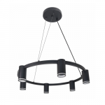 LED ceiling light PARIS ROUND, excl. 6xGU10, max 12W