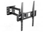Holder | for wall mounting | 35kg | 32&divide;55" | black | Dim: 429x435x430mm