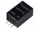 Converter: DC/DC | Uin: 8&divide;36VDC | Uout: -15&divide;15VDC | Uout2: -15VDC | SIP3