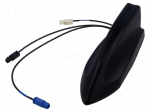Antenna | automotive,SHARK | AM,DAB,FM,GNSS | Fakra | Len: 210mm