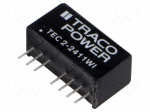 Converter: DC/DC | 2W | Uin: 9&divide;36VDC | Uout: 5VDC | Iout: 400mA | SIP8