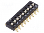 Switch: DIP-SWITCH | Poles number: 9 | ON-OFF | 0.025A/24VDC | Pos: 2