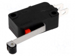 Microswitch SNAP ACTION | with lever (with roller) | SPDT | Pos: 2