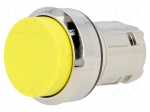 Switch: push-button | Stabl.pos: 1 | 22mm | yellow | Illumin: none | IP67