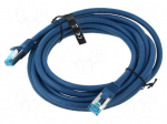 Patch cord | S/FTP | Cat: 5e | RJ45 plug,both sides | wire | OFC | 3m | PVC