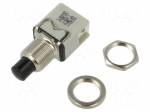 Switch: push-button | Pos: 2 | SPST-NO | 2A/250VAC | 2A/24VDC | OFF-(ON)