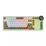 ROYAL KLUDGE N99 Palm Green, Beige Switch, US