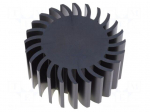 Heatsink | LED | &Oslash;: 105mm | H: 50mm | black