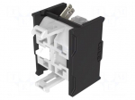 Contact block | 22mm | 04 | front fixing | plug-in terminals | 500VAC