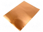 Tape: electrically conductive | W: 210mm | L: 297mm | Thk: 0.06mm