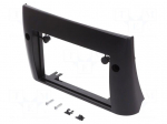 Radio mounting frame | Fiat | 2 DIN | black