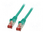 Patch cord | S/FTP | Cat: 6 | RJ45 plug,both sides | stranded | Cu | 1m