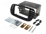 Radio mounting frame | Fiat | 2 DIN | black