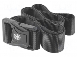 Trousers belt | Size: one size | black | L: 1300mm | W: 37mm