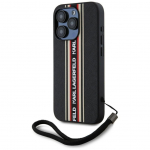Other goods Karl Lagerfeld  Karl Lagerfeld Saffiano Athleisure Stripes Cord iPhone 15 Pro Max Case - Red